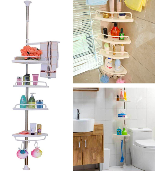 Miniatura 2 de ORGANIZADOR ESQUINERO BAÑO 4 NIVELES